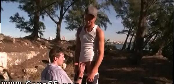  Wanking outdoors movie gay Cruising on the dock of the Bay